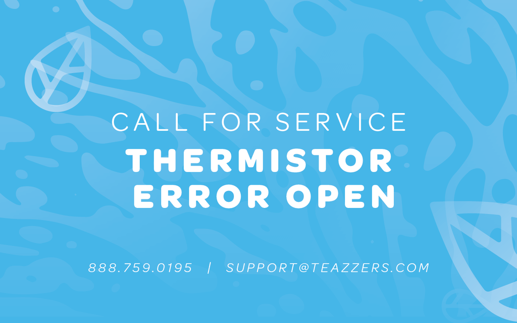 Thermistor Open Error Screen