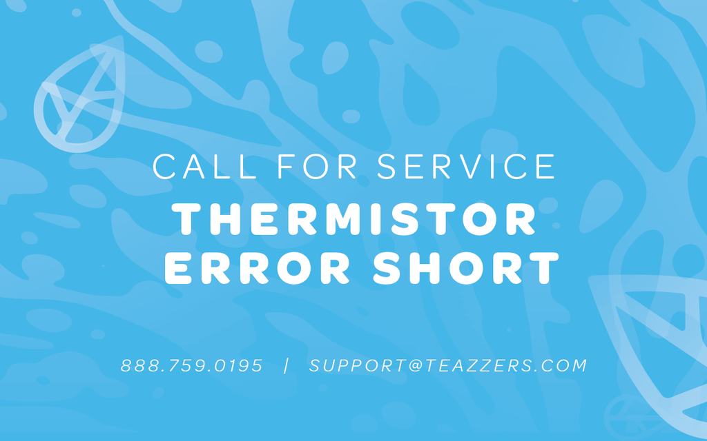 Thermistor Error Short Screen